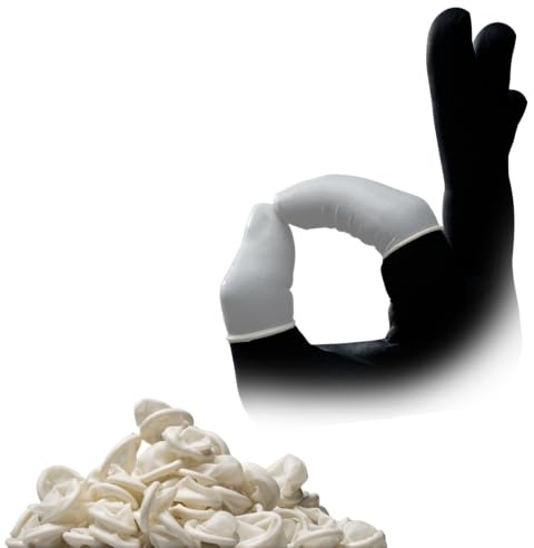 MED-COMFORT Latex-Fingerlinge puderfrei 100 Stück in 4 Größen, Größen:3