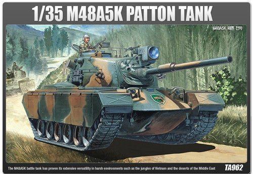 ACADEMY Modellbausatz im Maßstab 1:35, R.O.K. & U.S. ARMY M48A5K PATTON 13245