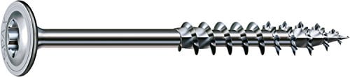 SPAX Holzbauschraube, 10,0 x 450 mm, 25 Stück, T-STAR plus, Tellerkopf, Teilgewinde, 4CUT, WIROX A3J, 251011004505