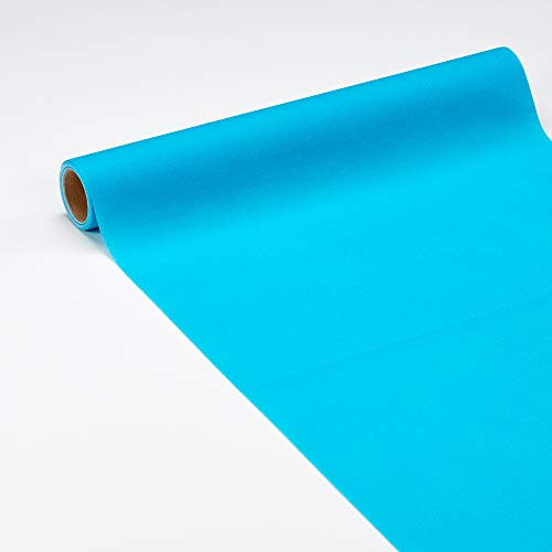 Chemin de Table 3 en 1 Bleu Turquoise Airlaid FSC® - 0.40x4.80m