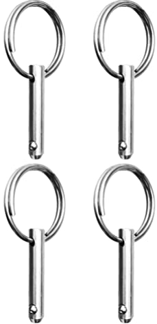 VORCOOL 4 Stücke Edelstahl Schnellspanner Pins Bimini Top Pin Frühling Marine Sicherheitsnadel Marine Hardware Boot Teile und Zubehör