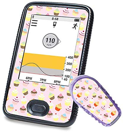 Dexcom G6 Sticker (Receiver + Transmitter) – Cupcakes | Diasticker®