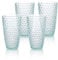 BELLAFORTE Vaso alto de plástico Tritan inastillable 19 onzas juego de 4 vasos para beber Laguna Beach Vasos aptos para lavavajillas Vasos irrompibles para uso en interiores y exteriores sin BPA