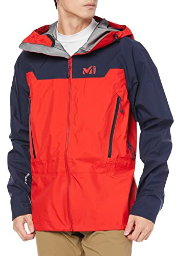 MILLET - Kamet Light GTX JKT M - Hardshell-Jacke für Herren - Wasserdichte Gore-Tex-Membran - Alpinismus - Rot/Blau, Rouge/Saphir, L