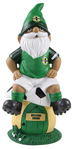 FOCO EPL NORTHERN IRELAND IFA FOOTBALL TOADSTOOL GARDEN GNOME ORNAMENT INDOOR/OUTDOOR