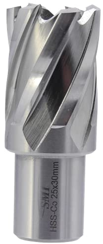 SMI HSS-E Cobalt Kernbohrer 25 mm Drm. Schnitttiefe 30 mm, Aufnahme 19 mm Weldonschaft