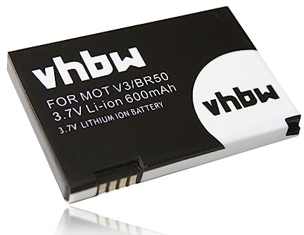 vhbw batteria sostituisce Motorola 22320, 77732, BA700, BR50, SNN5696B, SNN5696, SNN5696A per smartphone cellulare (600mAh, 3,7V, Li-Ion)
