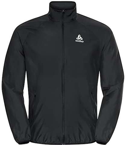 Odlo Herren Essential Light Laufjacke, Schwarz, XL EU