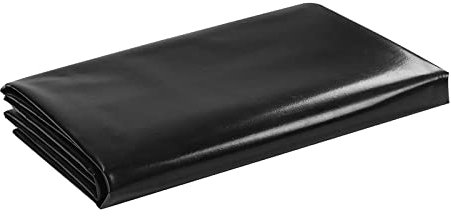 AWSAD Teichfolie Zuschnitt HDPE Schutzunterlage Gummi Teichfolie Wasserdicht Flexibel Schwimmteich Folie Teichplane für Gartenteich Teichbau (Color : Schwarz, Size : 3mx8m)