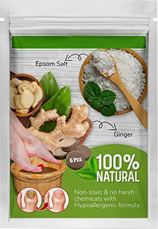 Lymphdrainage Ingwer Fußbad, Lymphatic Drainage Ginger Foot Soak, Kurkuma-lymphatische Entgiftungs-fußbad, Natürliches Beifuß Kräuter Fußbad, um Stress Abzubauen Und Den Schlaf zu Verbessern