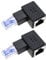 VGOL 2PCS RJ45 Ethernet Adapter 90 Degree Male to Female Right Angle Elbow Connector Cat5e/Cat6 Compatible