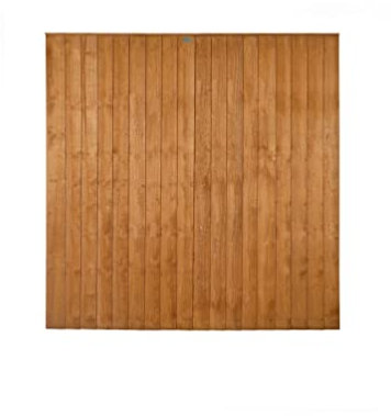 Forest Garden 6ft x 6ft (1.83m x 1.85m) Closeboard Fence Panel - Pack of 3
