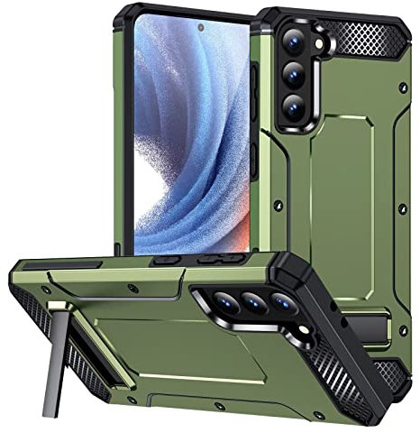 BAIDIYU Coque pour iPhone 8 Housse, Absorption des Chocs, La Conception à Double Couche TPU + PC Convient à l'édition du Ventilateur iPhone 8.（Armée Verte）