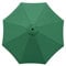 CEIEVER Replacement Parasol Cover, Replacement Parasol Canopy 2.7M/3M+6 Arms/8 Arms Replacement Parasol Fabric cover for Garden Umbrella (Green-3m+8 arms)