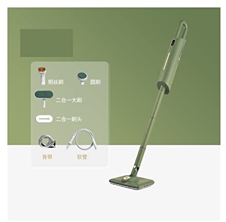 Pulitore per Scopa a Vapore Portatile Scopa a Vapore lavapavimenti Manuale Scopa elettrica dormitorio Domestico Scopa a Vapore ad Alta Temperatura Intelligente per la Pulizia dei Pavimenti (Color :