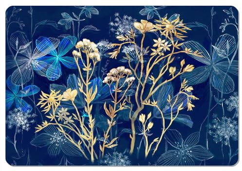 Arco Schreibtischunterlage 50x70 cm mit Aufdruck Midnight - Wasserdicht und langlebig - Praktische Schreibunterlage mit einzigartigem Design - Laptop-Unterlage, Schreibtisch Unterlage