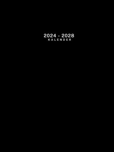 5 jahreskalender 2024-2028: Monatsplaner 2024-2028, Din A4 , 60 Monate vom 1. Januar 2024 bis 31 Dezember 2028