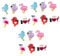 UPKOCH 18 Stk Mädchen Ringe Kinder Schmuck Ringe Flamingo-Kinderring Tierförmige Kinder Ringe Silikon Kinder Ringe Silikonringe bunte Ringe Europäisch und amerikanisch kleines Geschenk