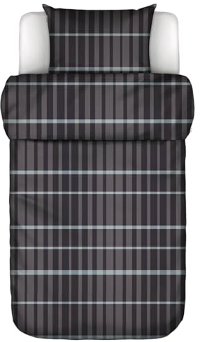 Marc O'Polo Bettwäsche Thori Dark Navy 155x220 + 1x 80x80 cm