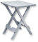 Coopers of Stortford Folding Outdoor Patio Garden Table Summer Grey Plastic Waterproof Occasional Indoors Small Balconies Parties