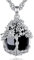 AEONSLOVE Collier Arbre de Vie avec Obsidienne Pendentif en Cristal Femme Pendentif Arbre de Vie Collier Obsidienne Naturelle Bijoux Cristaux de Guérison Naturels Pierre de Protection Cadeau Noël