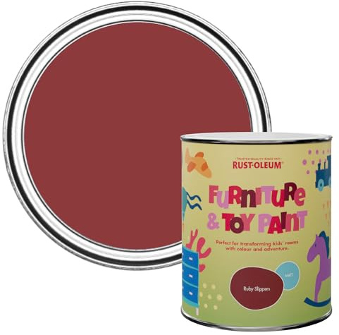 Rust-Oleum Red Furniture & Toy Paint in Matt Finish - Ruby Slippers 750ml