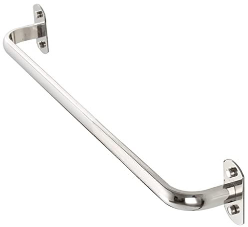 Barre porte-serviettes moderne en acier inoxydable 100 cm Fixation murale pour cuisine et salle de bain avec vis Finition polie Longueur 1 m