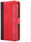 BMPNLSZ Handyhülle für SPC Zeus 4G PRO + Panzerglas, HD Gehärtetes Glas Displayschutzfolie - Leder Flip Case Schutzhülle Tasche Handytasche für (5,5) - Rot-XHDFG
