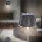 BRILONER - Riffle LED Stehlampe kabellos IP44 mit Touch, dimmbar, Memoryfunktion, Akku tauschbar, Akku Stehleuchte, Leselampe, Wohnzimmerlampe, German Design Award Winner 2025, 19x124 cm, Anthrazit