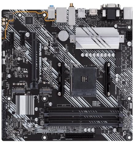game motherboard Fit For ASUS PRIME B550M-A AC Motherboard Support AM4 Ryzen 9 5900X 3900X 7 5800X3D 5 5600X CPU AMD B550 DDR4 HDMI ATX