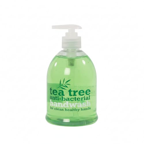 Tea Tree Antibacterial Handwash Soap 500ml - Hydrating Liquid Hand Soap with Natural Tea Tree Oil for Germ Protection & Clean Hands - Purifying Hand Wash for Kitchen and Bathroom Daily Use - Single