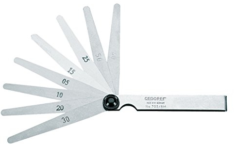 Gedore Spessimetri a ventaglio 0,03-0,10 mm - 702 88 M