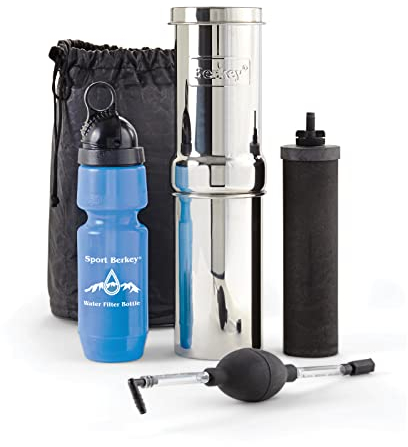 Go Berkey Kit Water Filter +Black Purifier elements Filtration System UK