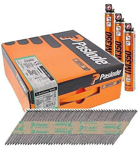 PASLODE 141208 2.8mm x 63mm IM350 Nail Full Ring Shank Bright 1 x 3300