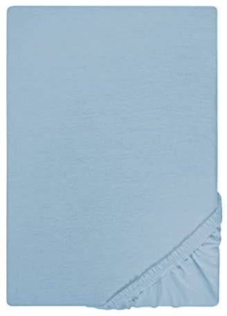 biberna Jersey-Spannbetttuch 0077155 taubenblau 1x 140x200 cm - 160x200 cm
