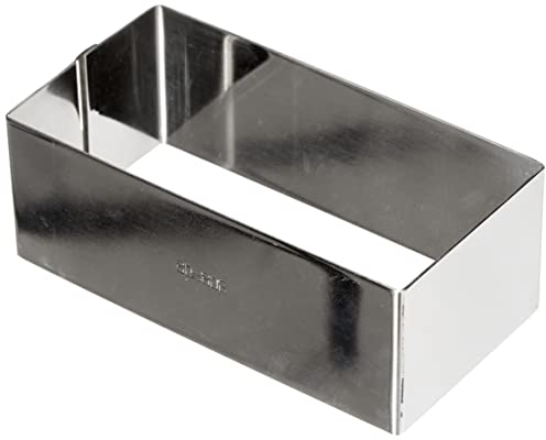 Ibili 722712 , Círculo Rectangular, inox, Marrón, 12 x 6 x 4.5 cm