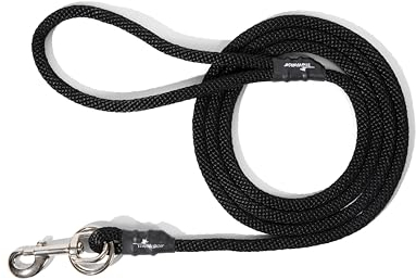 Weiss Walkie Hundeleine, ohne Ziehen, groÃŸ, Schwarz