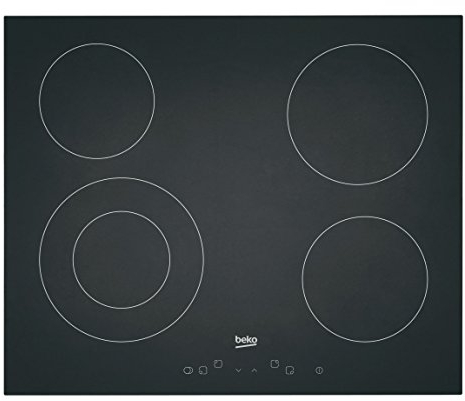 Beko HIC 64401 7756286734 - Réchaud à induction en verre - Table de cuisson vitrocéramique encastrable- 6800 W