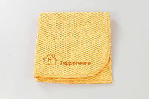 Tupperware Faserpro Orange Multi Universal Mehrzweck-Mikrofasertuch T21 abgerundetes Reinigungstuch 16903