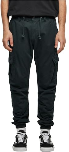 Urban Classics Men's Cargo Jogging Pants Trouser, Green (Bottle Green 02245), 10 (Size: Small)