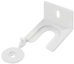 Electrolux Door Bracket for Refrigerator/Freezer, Metal, Door Mount, White