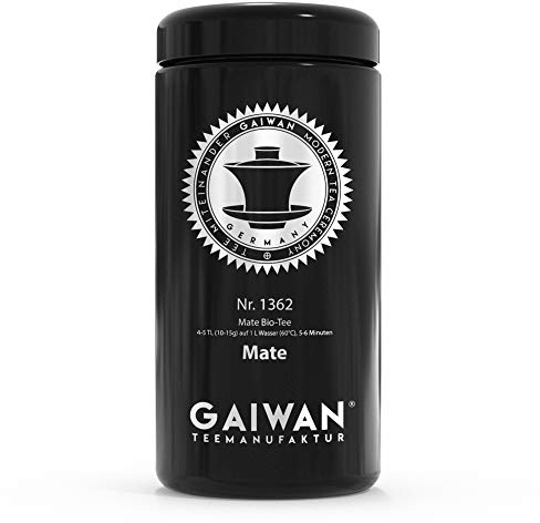 Große Teedose aus Glas für losen Tee, schwarz, luftdicht, 250 g, 500 g, 1000 g, beschriftet für Tee Nr. 1362 von GAIWAN