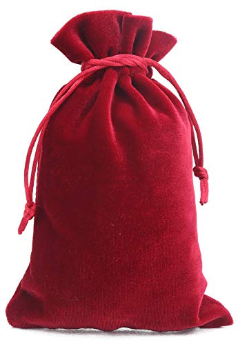 Tarot-Tasche aus Samt – Aufbewahrungstasche für Tarotkarten & Würfeltasche, Kordelzug-Aufbewahrungstasche für Kartenspielen, Tarotspiel, Rider Waite, Oracle Schmuck