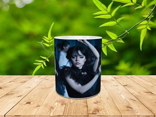 Genérico Tazza personalizzata personaggio Mercoledì regalo per fan serie tv amici