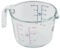 Emsa K32361 Prep&Bake Verre doseur en verre 1 l | Double graduation | Pour ingrédients solides et liquides | Lèvre verseur pour un versement précis et propre | Passe au lave-vaisselle | Passe au