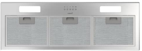 Cata Campana Extractora GT PLUS 75 X/M con 3 Niveles de Extracción Panel de Control Mecánico Motor BT2 Extra Silencioso Iluminación Tira LED Sistema de Fácil Instalación Ancho 45 cm Color Negro