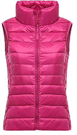 Leichtes Damen-Baumwoll-Unterhemd Unterhemd kann schultern, einfarbig, Stehkragen, Reißverschluss, schmal, kurz Bunte Winterjacke Damen