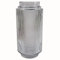 Designer Glass Vases, 31cm Clear Ridged