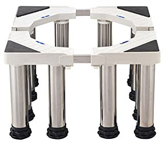 YHJZSM Support de réfrigérateur réglable avec 4/8/12 Pieds Solides Socle Anti-Vibration pour Machine à Laver et sèche-Linge Longueur/Largeur 42-68 cm Stent pour réfrigérateur-congélateur