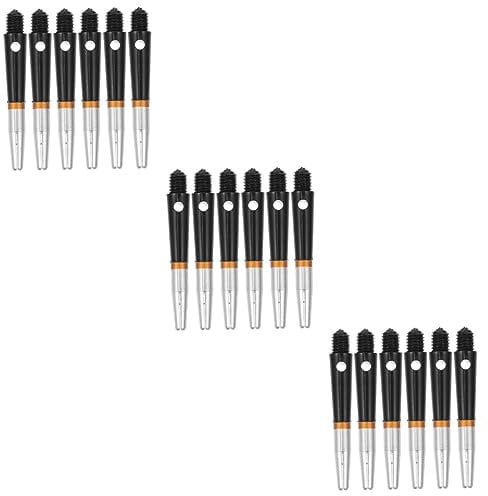 Sosoport 18 Pcs Shaft Convenient Rods Professional Darts Supply Throwing Fitting Wear-resistant Poles Steel Tip Darts Outside Toys Nylon Aluminum Game Supplies To Rotate